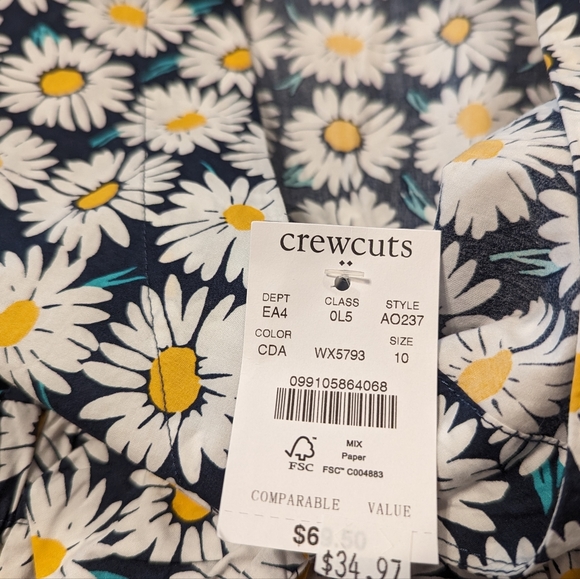 NWT J. Crew matching sisters summer dresses - Picture 4 of 4
